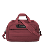 Lieblingstasche Skaii weekender bag in burgundy with top handles, adjustable shoulder strap, and front zip pocket