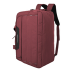 Lieblingstasche Skaii weekender rucksack in burgundy with travelite branding and adjustable shoulder straps