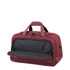 Lieblingstasche Skaii weekender rucksack in burgundy with a front zippered pocket and durable fabric construction