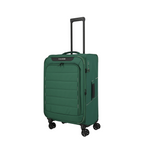 Lieblingstasche Skaii medium green expandable 4-wheel trolley suitcase with front pocket and TSA lock