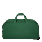 Lieblingstasche Skaii green wheeled duffle bag with durable fabric and top carry handles