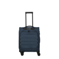 Lieblingstasche Skaii 4-wheel carry-on trolley in navy blue with a front zip pocket and telescopic handle