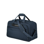 Lieblingstasche Skaii navy blue weekender bag with top handles, adjustable shoulder strap, and front zip pocket.