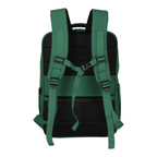 Lieblingstasche Skaii Rucksack M in green with adjustable padded shoulder straps and black mesh back panel