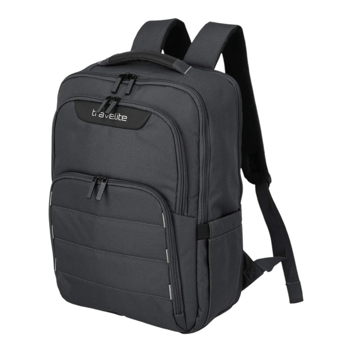 Lieblingstasche Skaii Rucksack M in dark grey with multiple zippered compartments and padded shoulder straps
