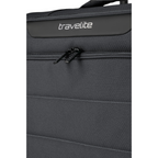 Lieblingstasche Skaii Trolley 4W S black suitcase with travelite logo and durable zipper detail