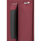 Lieblingstasche Skaii trolley suitcase in burgundy with a black rubberized handle and Superlight branding detail