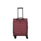 Lieblingstasche Skaii Trolley 4W S in burgundy red with four wheels and a telescopic handle