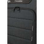 Lieblingstasche Skaii Trolley 2W Hybrid S in dark grey with quilted fabric texture and durable zipper detail