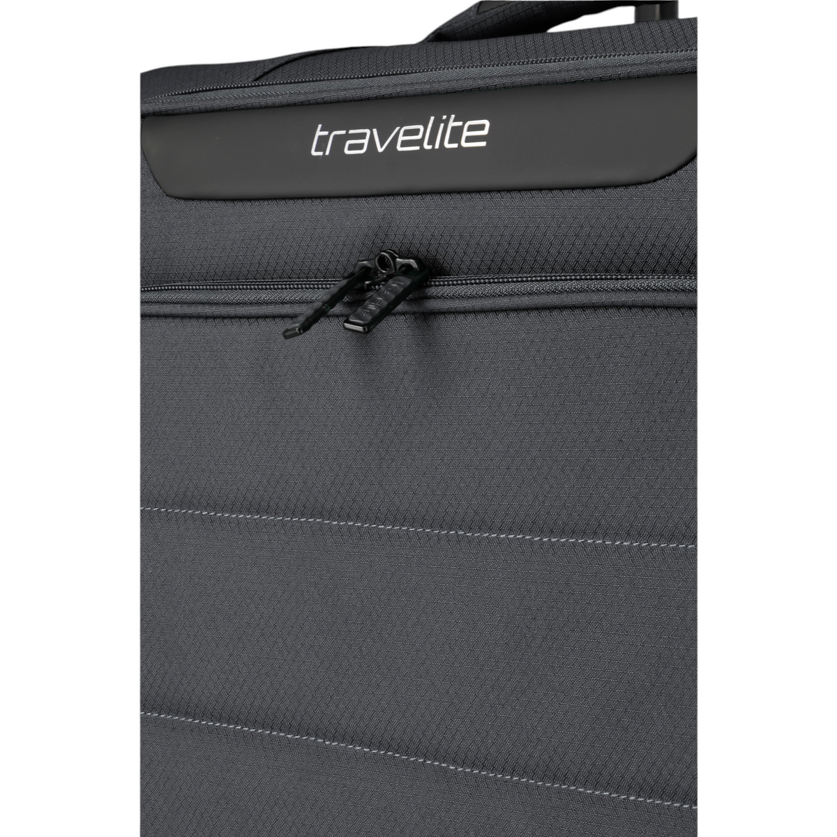 Lieblingstasche Skaii Trolley 4W M exp in dark grey featuring a durable fabric exterior and black zipper details.