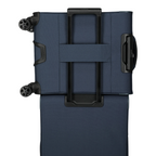 Lieblingstasche Skaii Trolley 4W S in navy blue featuring a telescopic handle and four smooth-rolling wheels