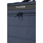 Lieblingstasche Skaii Trolley 4W S in navy blue featuring a durable fabric exterior and travelite branding.
