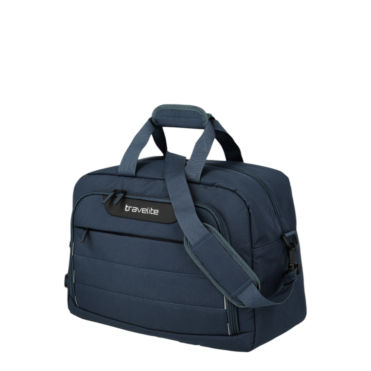 Lieblingstasche Skaii Weekender travel bag in dark blue with durable fabric, padded handles, and shoulder strap
