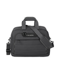 Lieblingstasche Skaii Weekender travel bag in dark grey with top handles, shoulder strap, and front zip pocket
