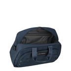 Lieblingstasche Skaii Weekender travel bag in navy blue with an open main compartment and front zip pocket