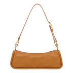 Lieblingstasche Looong Schultertasche S in tan leather with an adjustable shoulder strap and gold-tone hardware.