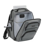 Lieblingstasche Tumi Alpha Brief Pack in grey ballistic nylon with laptop compartment and multiple zip pockets