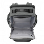 Lieblingstasche Tumi Alpha Brief Pack backpack with open main compartment showing grey interior lining