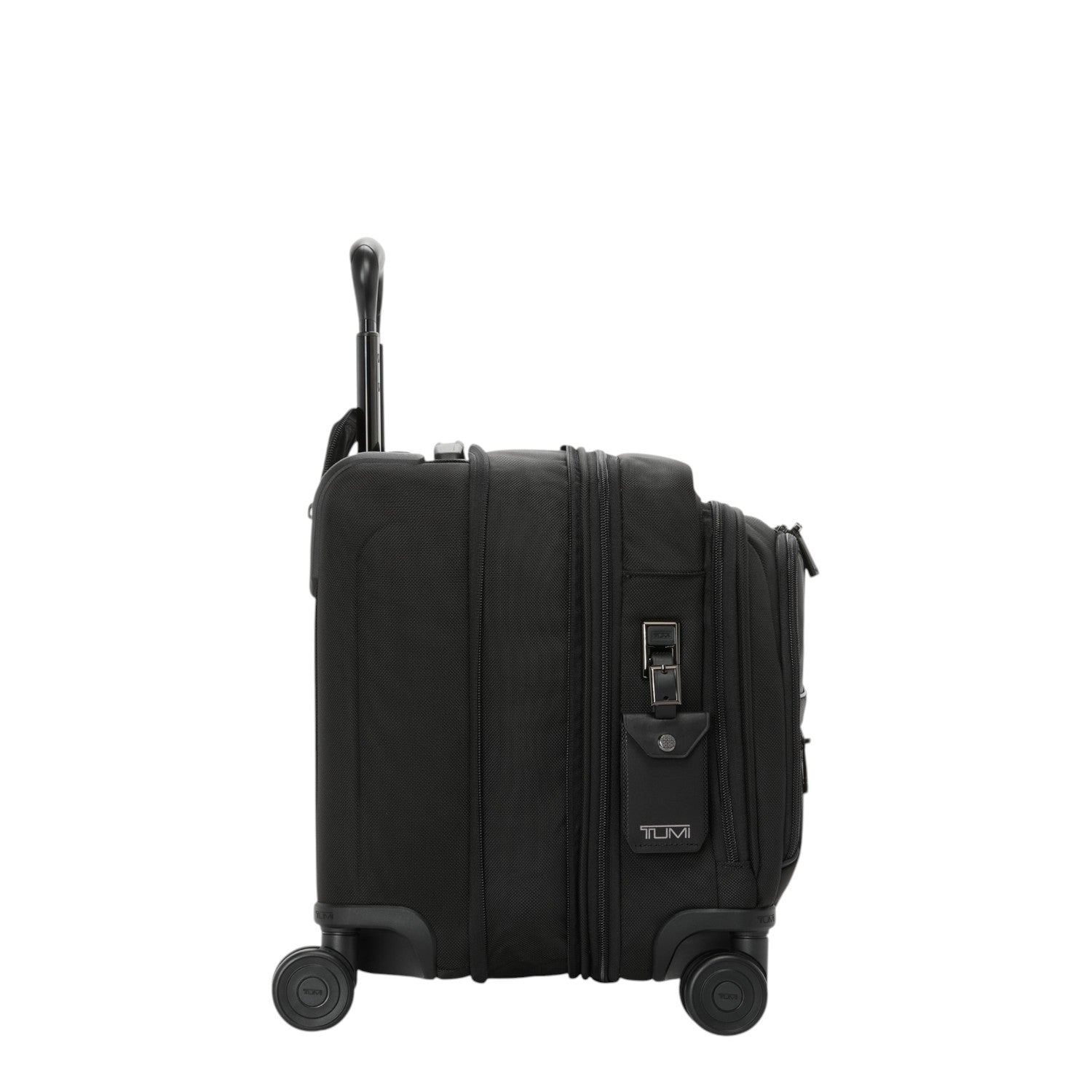 Lieblingstasche Tumi Alpha DLX black wheeled laptop brief with expandable design and durable ballistic nylon fabric