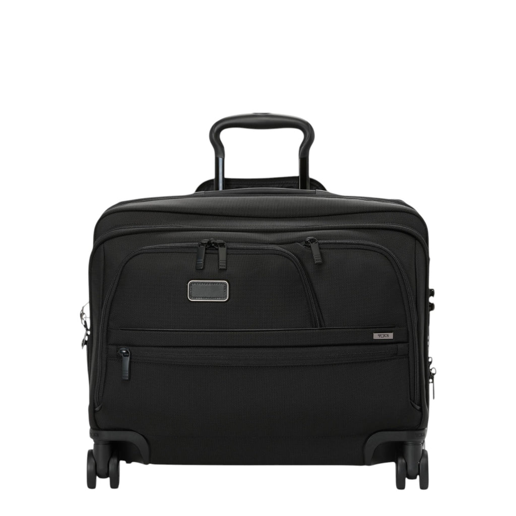 Lieblingstasche Tumi Alpha DLX black wheeled laptop brief with expandable design and durable ballistic nylon