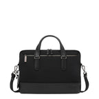 Lieblingstasche Tumi Harrison Sycamore slim black nylon briefcase with leather trim and detachable shoulder strap