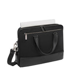 Lieblingstasche Tumi Harrison Sycamore slim black nylon briefcase with leather trim and laptop compartment