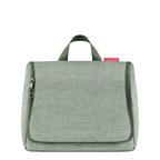 Lieblingstasche Toiletbag XL travel toiletry bag in sage green water-repellent polyester with a top carry handle