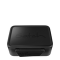 Lieblingstasche Satch black plastic lunch box with It's Up To You embossed on the secure locking lid
