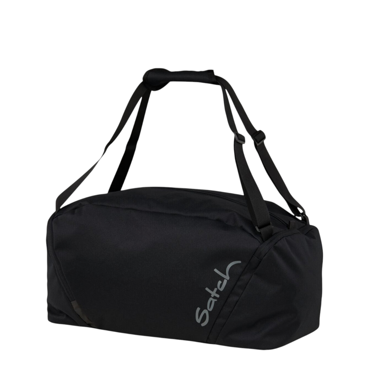Lieblingstasche satch black sports duffel bag with versatile straps and spacious main compartment