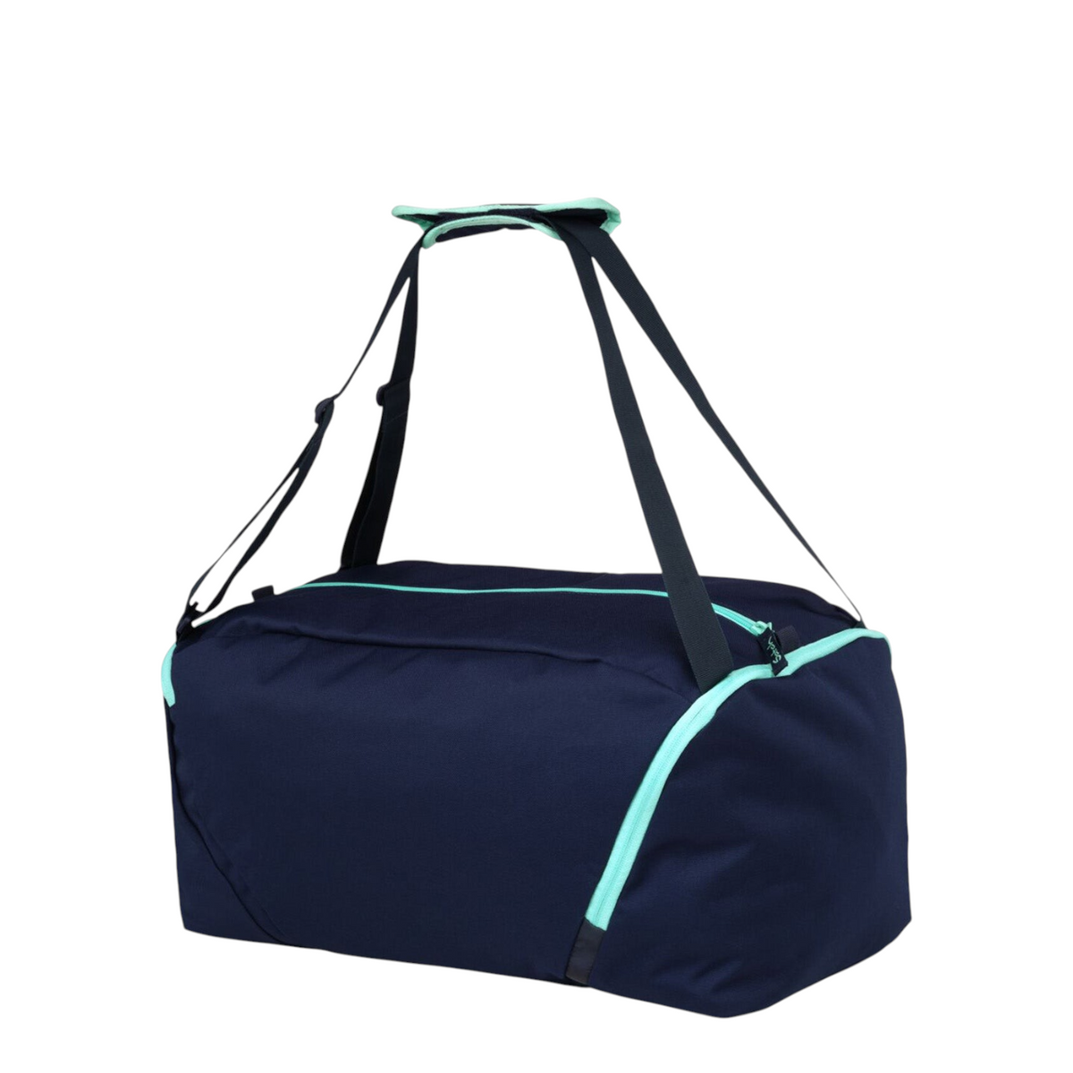 Lieblingstasche satch sports bag in dark blue with mint green accents, featuring a spacious main and shoe compartment.