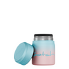 light blue graffiti