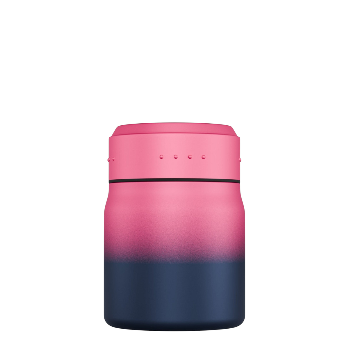 Lieblingstasche Satch insulated food container in pink and dark blue gradient with a leak-proof lid