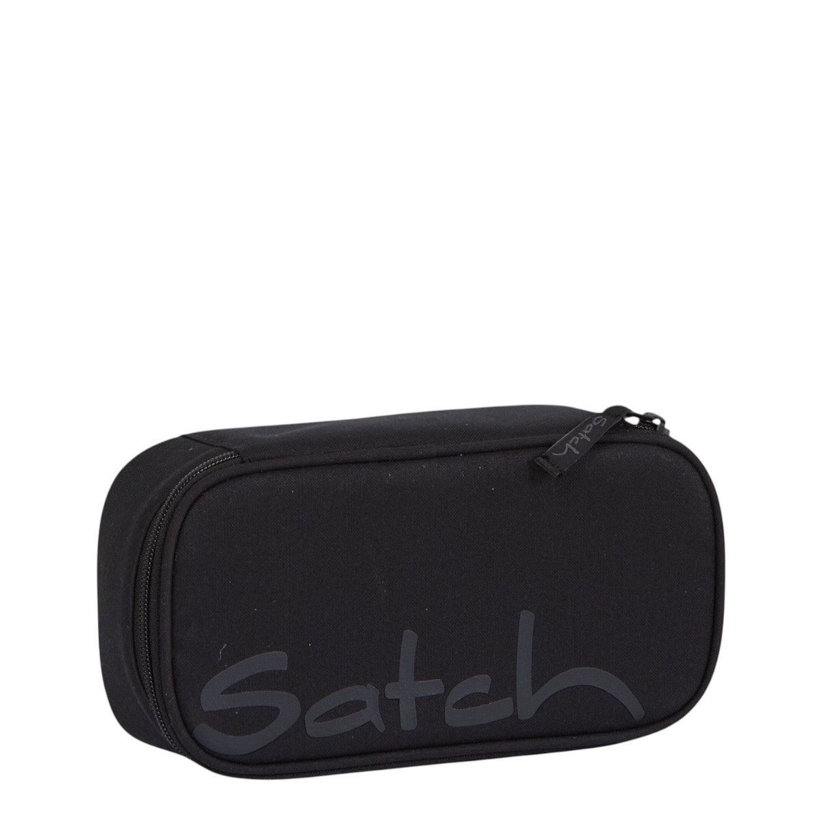 Lieblingstasche Satch black pencil case made from recycled PET bottles with zipper closure and internal organization