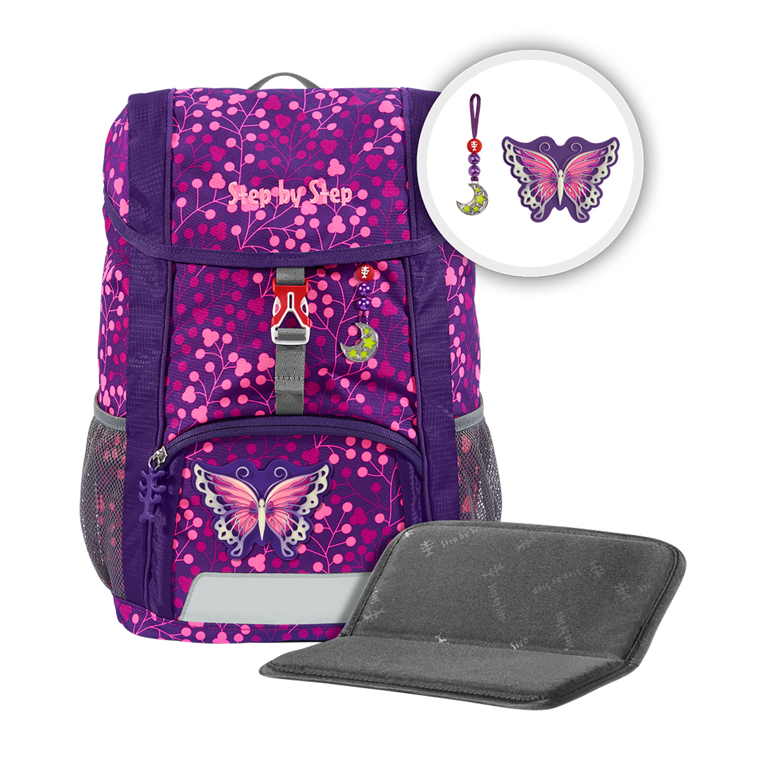Step-by-Step_KID-Rucksack-Set_00213362_Butterfly-Night-Ina_06 Step by Step KID Rucksack-Set SHINE