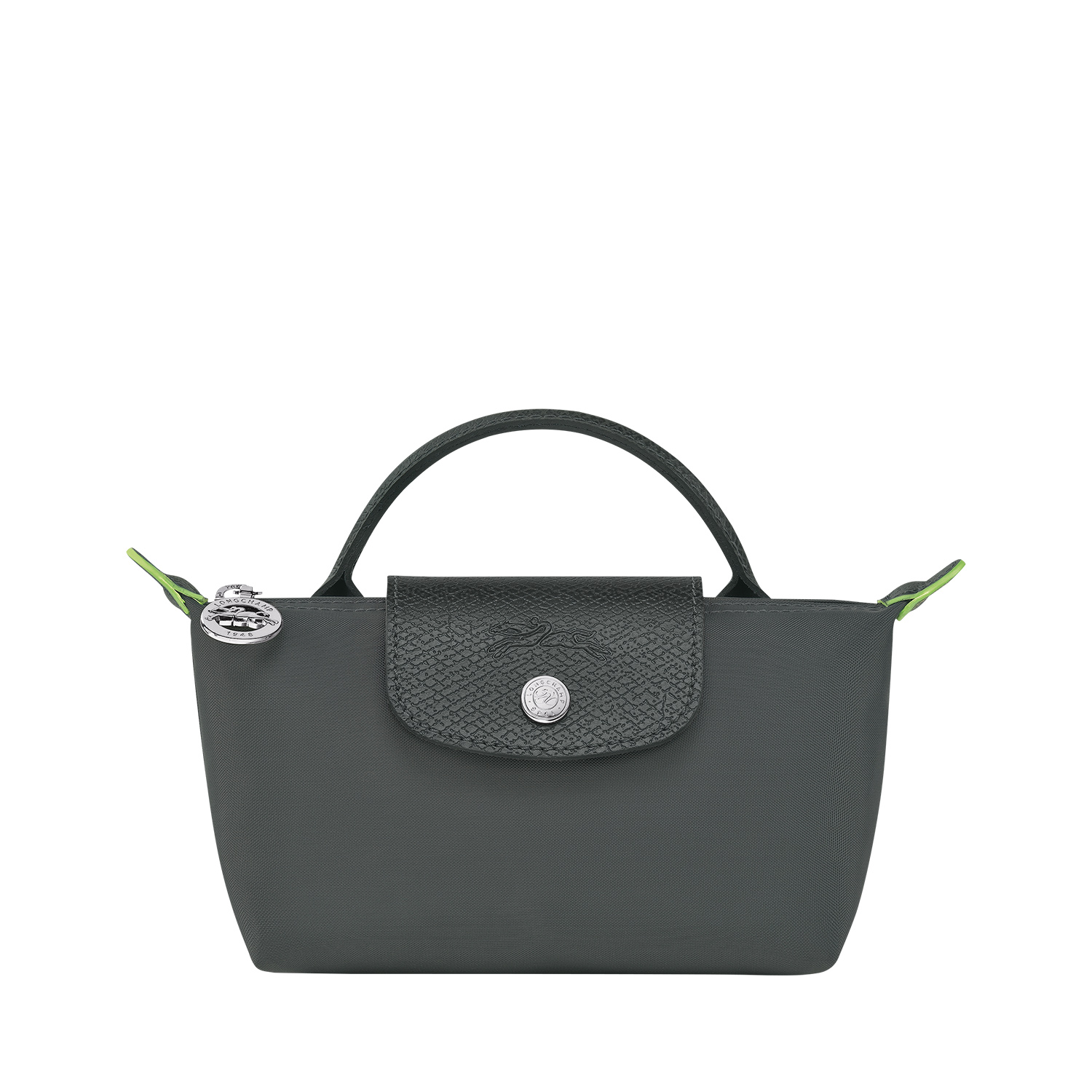 Longchamp_34175-919-P66_0 Longchamp Le Pliage Green Pochette